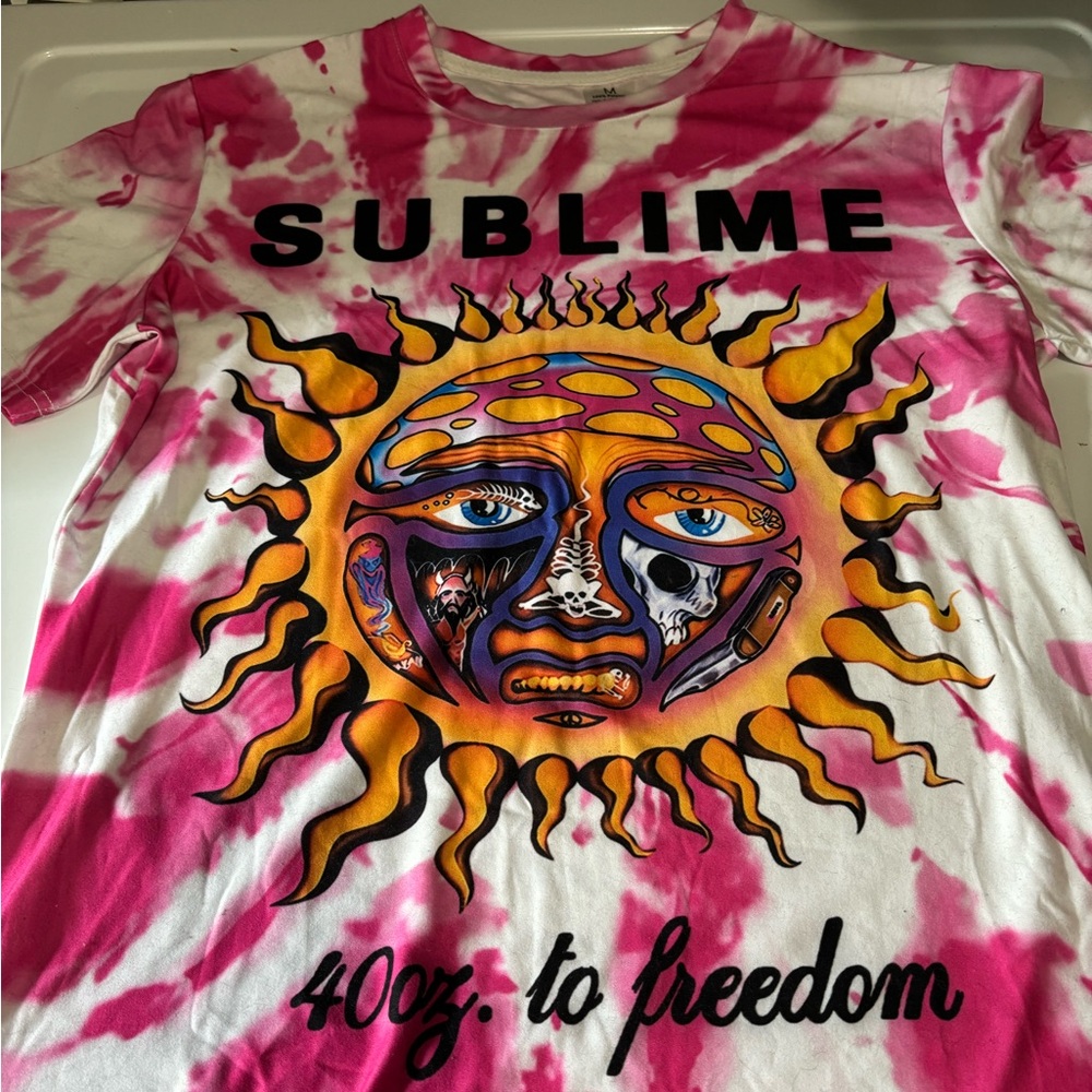 Medium Pink sublime T-shirt trippy